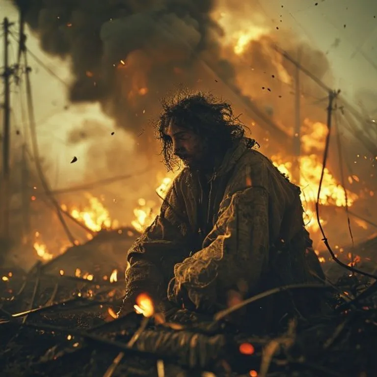 A Powerful Prayer for Trusting God after losing everything in a natural disaster or fire